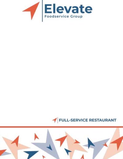 Elevate Full Service Restaurant Catalog